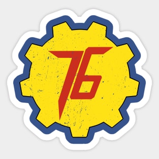 76-Distressed C Sticker